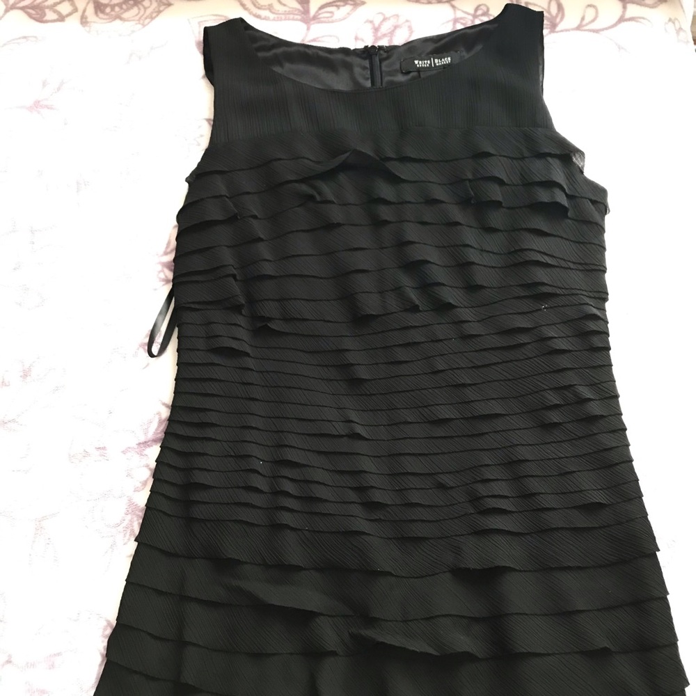 White House Black Market Ruffle/Layer Dress